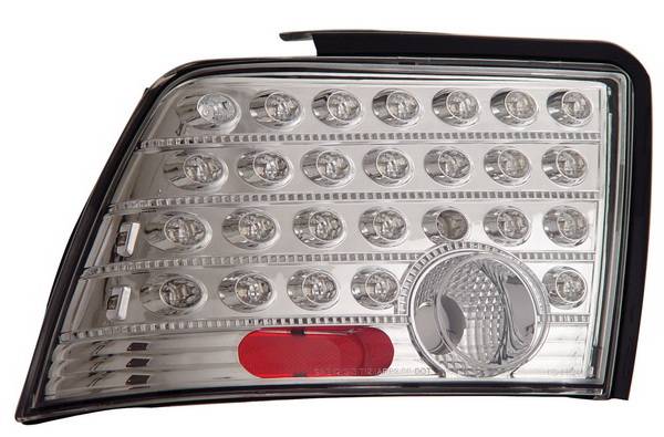 Anzo - Ford Mustang Anzo LED Taillights - Chrome - 321025