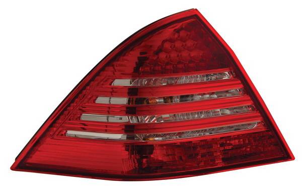 Anzo - Mercedes-Benz C Class Anzo LED Taillights - Crystal Lens - Red & Clear - 321048