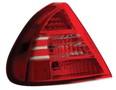 Anzo - Mitsubishi Mirage Anzo LED Taillights - Red & Clear - 321058