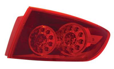 Anzo - Mazda 3 4DR Anzo LED Taillights - Red - 321076