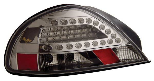 Anzo - Pontiac Grand Am Anzo LED Taillights - Chrome - 321095