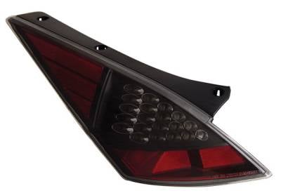 Anzo - Nissan 350Z Anzo LED Taillights - Black - 321099
