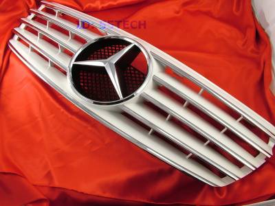 Custom - S Class CL Style Silver Grille 03-05