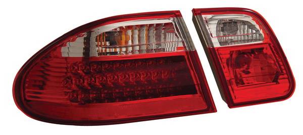 Anzo - Mercedes-Benz E Class Anzo LED Taillights - G2 - Red & Clear - 321114
