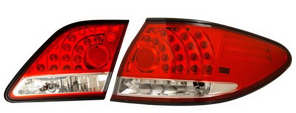 Anzo - Lexus ES Anzo LED Taillights - Red & Clear - 4PC - 321137