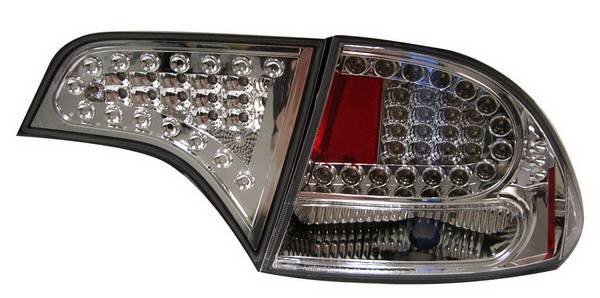 Anzo - Honda Civic 4DR Anzo LED Taillights - All Chrome - 4PC - 321151