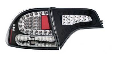 Anzo - Honda Civic 4DR Anzo LED Taillights - Black - 4PC - 321152