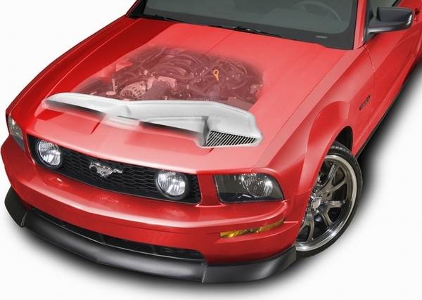 Cervinis - Ford Mustang Cervinis Functional Ram Air Kit for Concept Hood - 72010