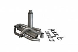Bully Dog - Ford F250 Bully Dog Single Turbo Back Exhaust Kit with Tip - Aluminized Steel - 81044