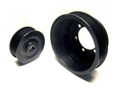 Auto Specialties - Auto Specialties Crank Pulley with 25 Percent Reduction - Full Charge 1100 RPM - Nitride - 504501