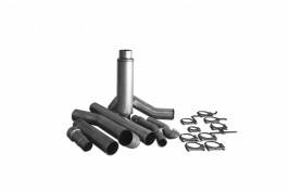 Bully Dog - Ford F250 Bully Dog Single Turbo Back Exhaust Kit with Tip - Aluminized Steel - 81410