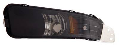 Anzo - Ford Mustang Anzo Bumper Lights - Black with Amber Reflector - 511002
