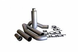 Bully Dog - Ford F250 Bully Dog Single Cat Back Exhaust Kit with Tip - Aluminized Steel - 81411