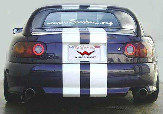 VIS Racing - Mazda Miata VIS Racing Super Style Wing without Light - Fiberglass - 591401