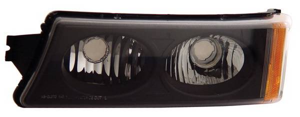 Anzo - Chevrolet Silverado Anzo Parking Lights - Crystal - JDM Black - 511036