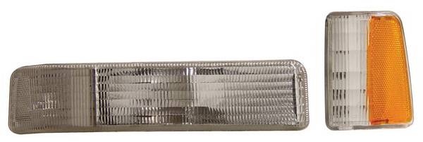 Anzo - Dodge Dakota Anzo Parking Lights - Clear with Amber Reflectors - 511047