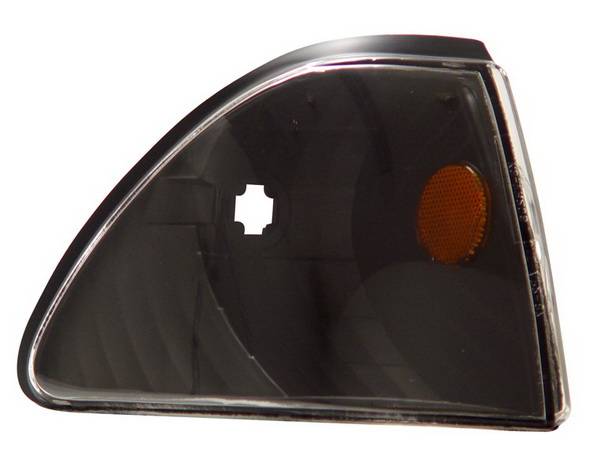 Anzo - Ford Mustang Anzo Euro Corner Lights - Black with Amber Refelctors - 521024