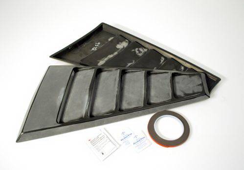 CDC - Ford Mustang CDC C-Pillar Scoops - Louvered - 110042