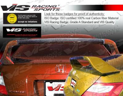 VIS Racing. - Honda Civic 2DR VIS Racing Techno R Spoiler - 06HDCVC2DTNR-003