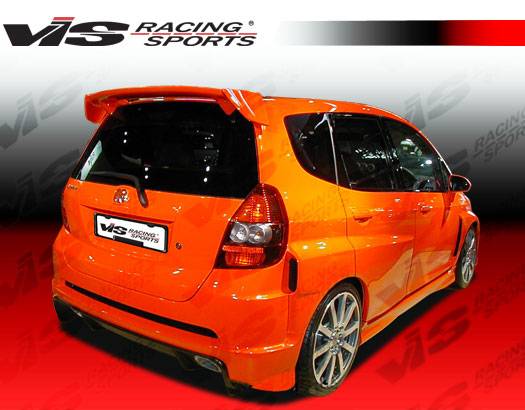VIS Racing. - Honda Fit VIS Racing Techno R Widebody Spoiler - 07HDFIT4DTNRWB-003
