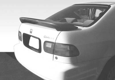 VIS Racing - Honda Civic 4DR VIS Racing Factory Style Wing with Light - 49174L