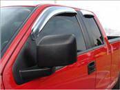 AVS - Ford F150 AVS Ventvisor Deflector - Chrome - 4PC - 684738