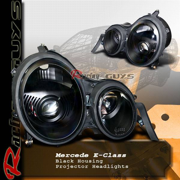 Custom - W210 Black Euro Pro Headilghts