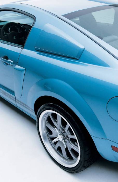 3dCarbon - Ford Mustang 3dCarbon Window Scoop - Pair - 691018