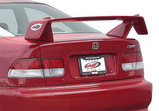 VIS Racing - Honda Civic 2DR VIS Racing Rally Series Wing with Light - 591581L