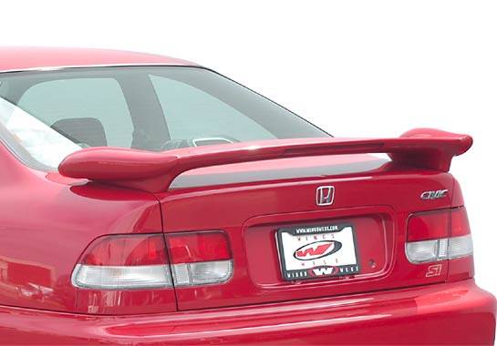 VIS Racing - Honda Civic 2DR VIS Racing Bullet Series Wing with Light - 591584L