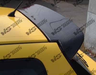VIS Racing - Honda Civic HB VIS Racing Type-S Black Carbon Fiber Spoiler - 92HDCVCHBSPN-003C