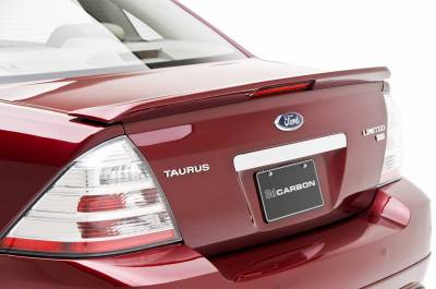 3dCarbon - Ford Taurus 3dCarbon Deck Lid Spoiler with LED Light - 691274