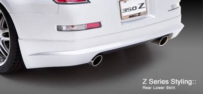 3dCarbon - Nissan 350Z 3dCarbon Rear Lower Skirt - 691404