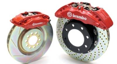 Brembo - Audi A6 Brembo Gran Turismo Brake Kit with 4 Piston 355x32 Disc & 2-Piece Rotor - Front - 1Bx.8002A