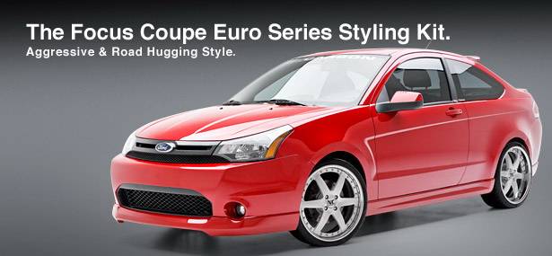 3dCarbon - Ford Focus 3dCarbon Body Kit - 4PC - 691594