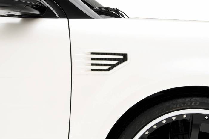 3dCarbon - Ford Flex 3dCarbon Series 3 Fender Vents with Mesh Grille - 691598