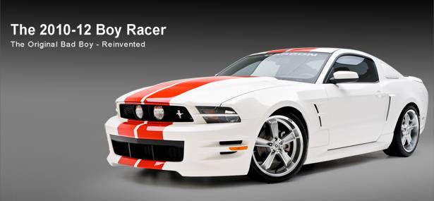 3dCarbon - Ford Mustang 3dCarbon Boy Racer Body Kit - 4PC - 691613