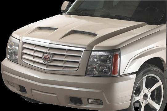 APM. - Cadillac Escalade APM Fiberglass Functional Hood - Painted - 811330
