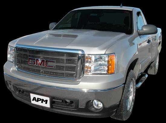 APM - GMC Sierra APM Fiberglass Functional Hood - Painted - 811390