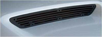 APM - Dodge Charger APM Black Metal Billet-Style Vent Grille for Fiberglass Style 1 Power Hood - 820011