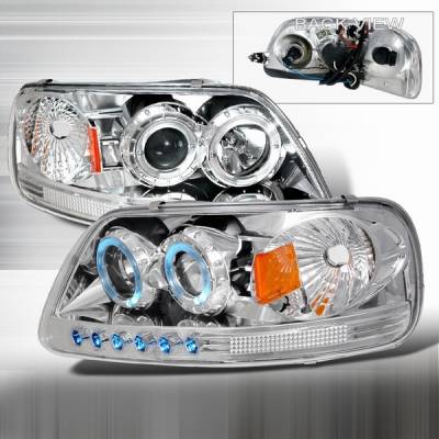 Custom Disco - Ford F150 Custom Disco Projector Headlights - 1PC - 2LHP-F15097-YD
