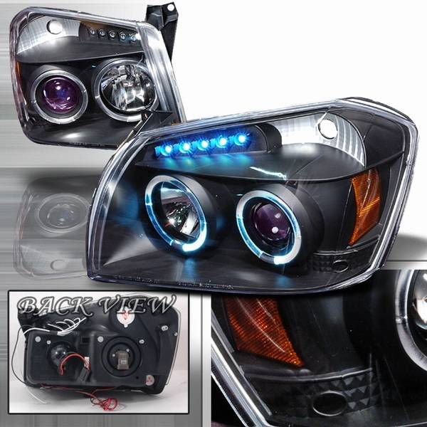 Custom Disco - Dodge Magnum Custom Disco Projector Headlights - 2LHP-MAG05JMB-YD
