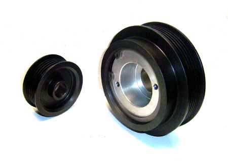 Auto Specialties - Auto Specialties Crank Pulley with 25 Percent Reduction - Full Charge 1000 - Nitride - 924372