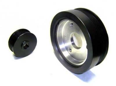 Auto Specialties - Auto Specialties Crank Pulley with 22 Percent Reduction - Full Charge 900 RPM - Nitride - 945803