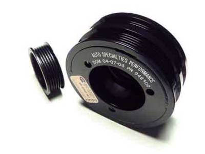 Auto Specialties - Auto Specialties Harmonic Balancer Pulley with 25 Percent Reduction - Full Charge 950 RPM - Nitride - 948584