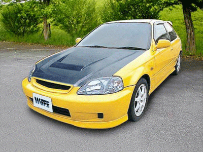 AutoDirectSave - Type R Style Front Lip (ABS)