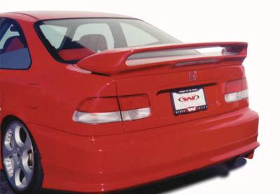 Wings West - 2pc Tunnel Twin Wing Led Light Spoiler