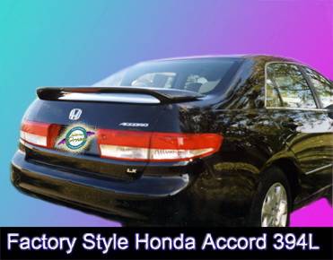 California Dream - Honda Accord 4DR California Dream OE Style Spoiler with Light - Unpainted - 394L