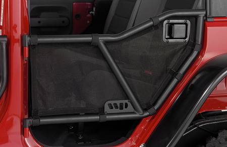 Warrior - Jeep Wrangler Warrior Rear Tube Door Mesh Cover - 90777