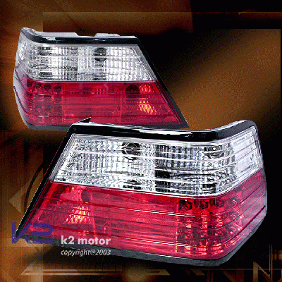 Custom - Red Clear LED Taillights - 300E 400E 500E